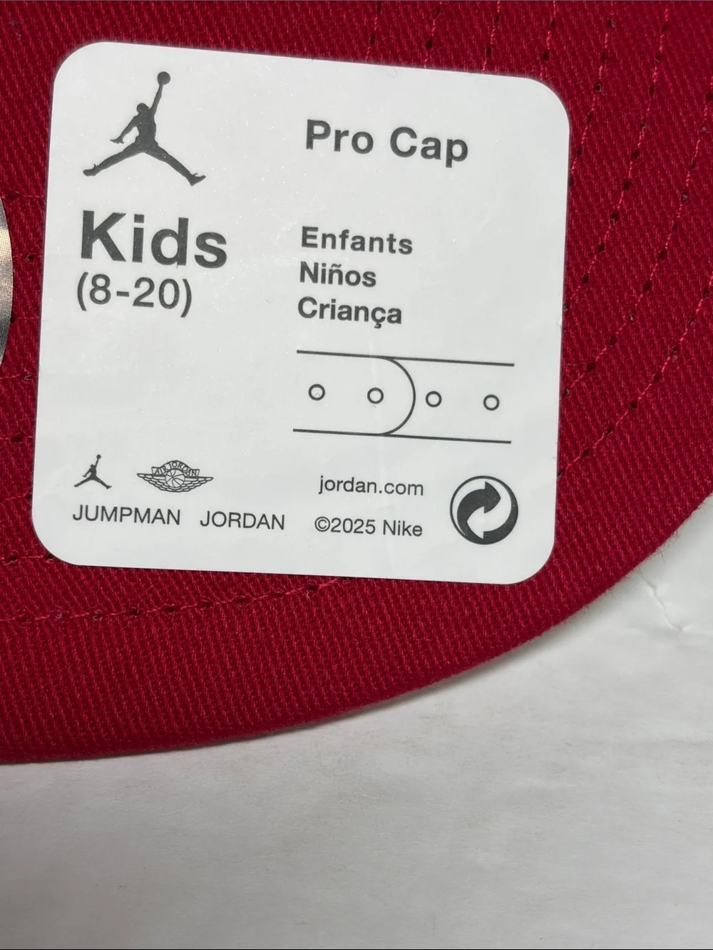 Air Jordan Worldwide Pro Cap SnapBack Boys Hat NWT